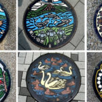 Городское искусство: японские крышки люков похожи на картины