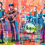 Картина, которую нарисовали вместе участники Beatles, продана за 1,7 миллиона долларов