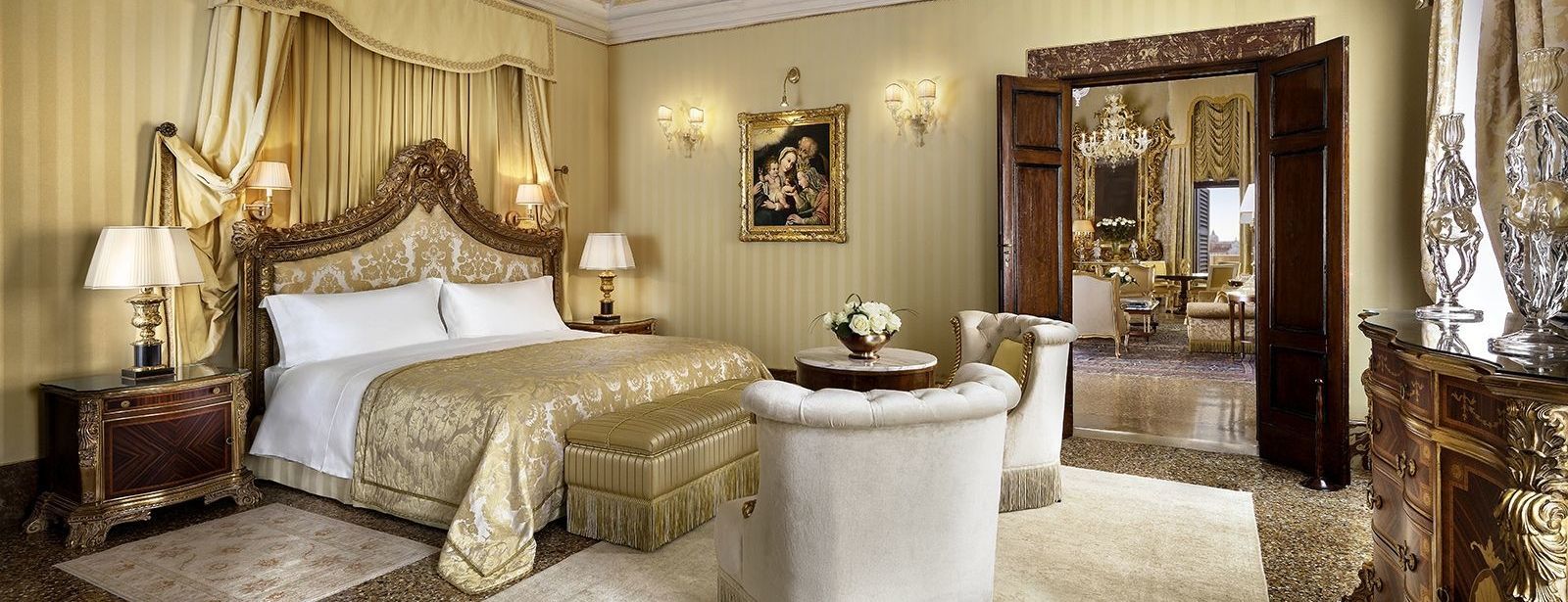 спальня в Палаццо Дандоло
