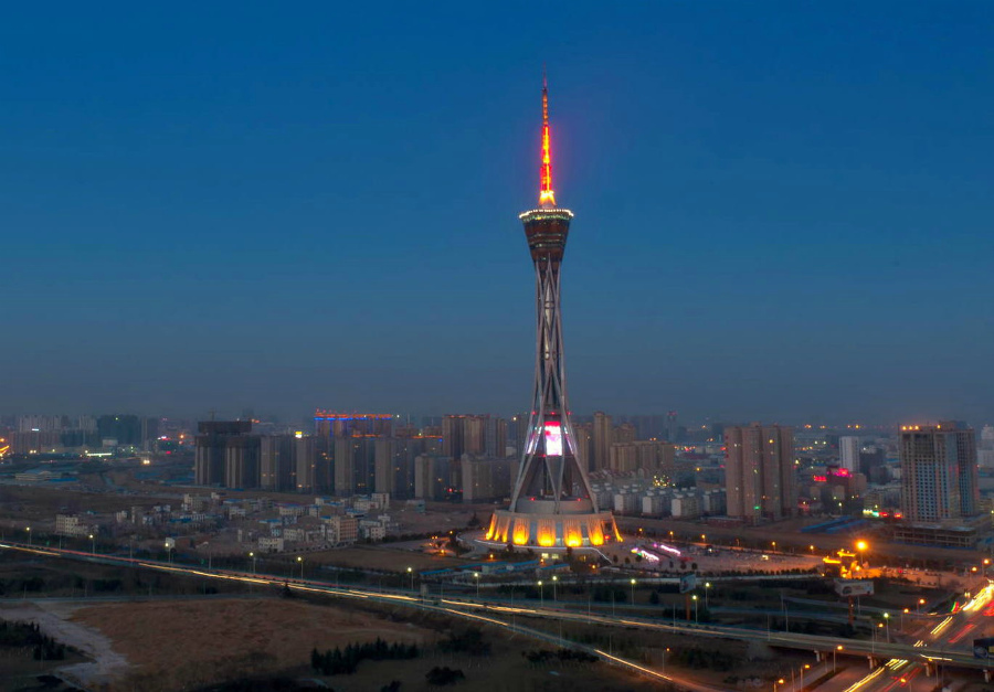 Телевизионная башня провинции Хэнань в Китае