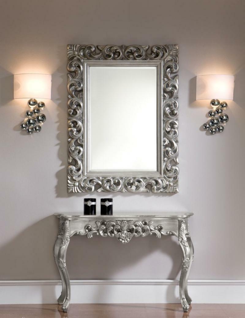 зеркало в прихожей, зеркало в интерьере прихожей, дизайн прихожей зеркало