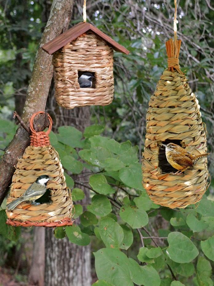 Плетеные домики для птиц