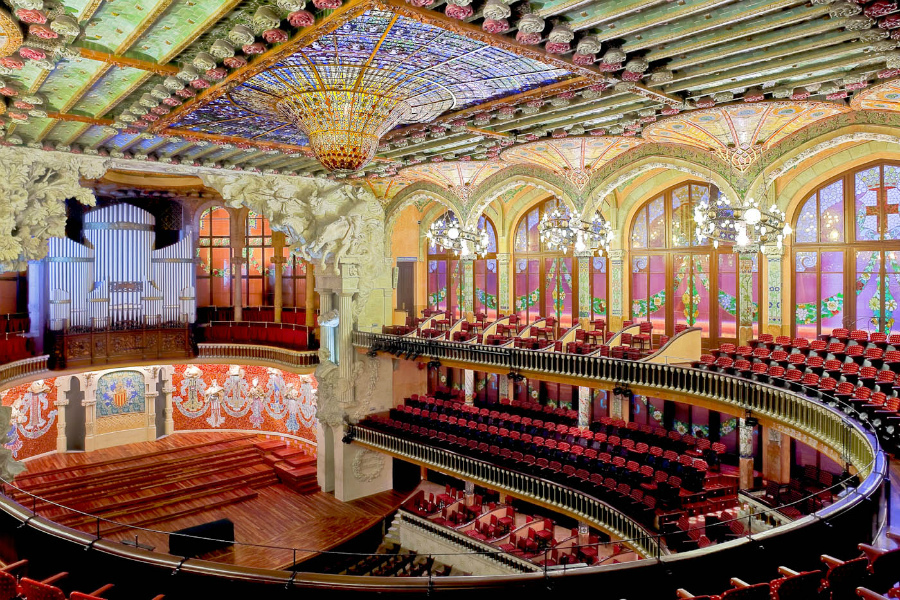 Дворец каталонской музыки в Барселоне